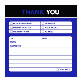 Thank You - Funny Post It Notes - The BASIQ