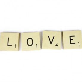 TGI Found It Scrabble Canvas Love