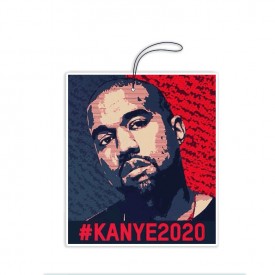Car Air Freshener - Kanye West for President