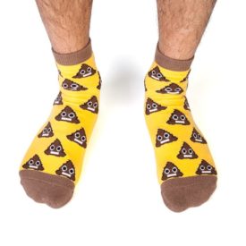 Emoji Poo Novelty Socks - TGI Found It 1
