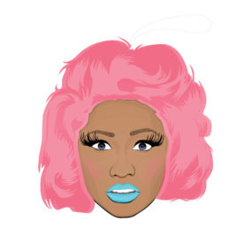 Nicki Minaj Pink Car Air Freshener