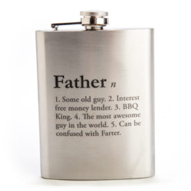 Father Definition Hip Flask - TGI Found It 1