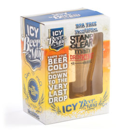 Stand Clear Man Drinking Icy Beer Mug - TGI Found It 2