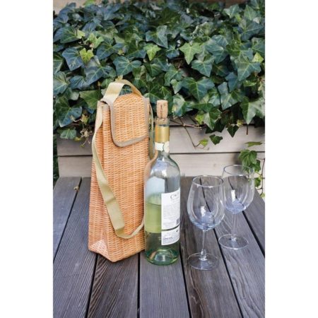 Wicker Print Wine Cooler - TGI Found It 3