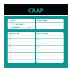 Crap - Funny Post It Notes - The BASIQ