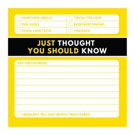 You Should Know - Funny Post It Notes - The BASIQ